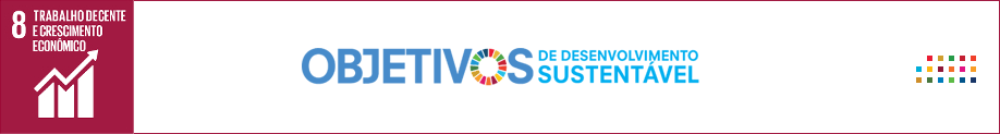 Banner ODS 8: Trabalho decente e crescimento econômico