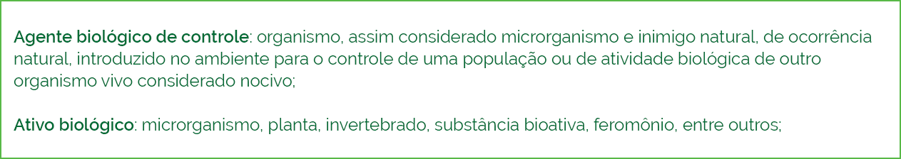 Agente biológico de controle e agente biológico Agente biológico de controle e agente biológico