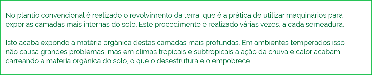 plantio convencional