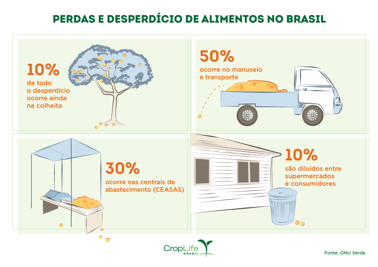 Perdas e desperdício de alimentos no Brasil