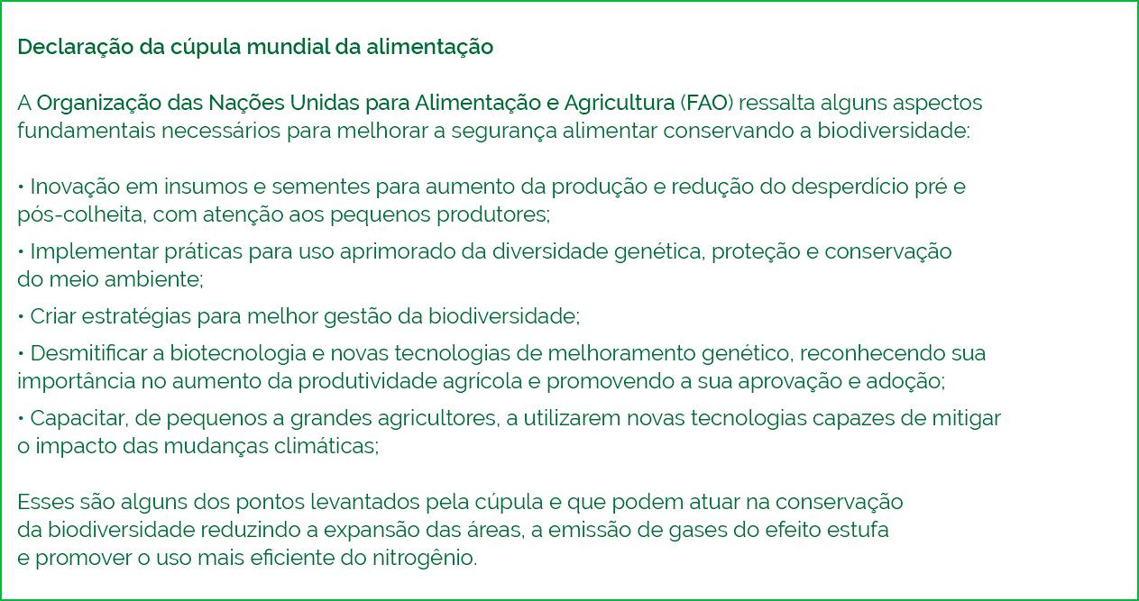 Declaração da cúpula mundial da alimentação